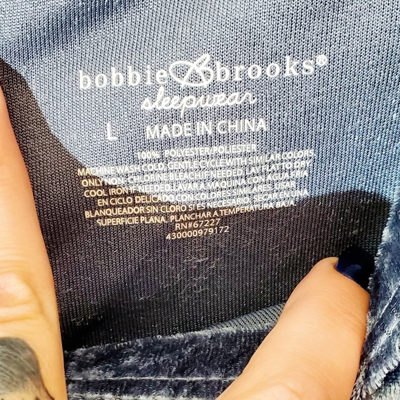 Baby Blue💙 Crushed Velvet Lounge Pants. Large. #WEEKEND - Picture 3 of 5